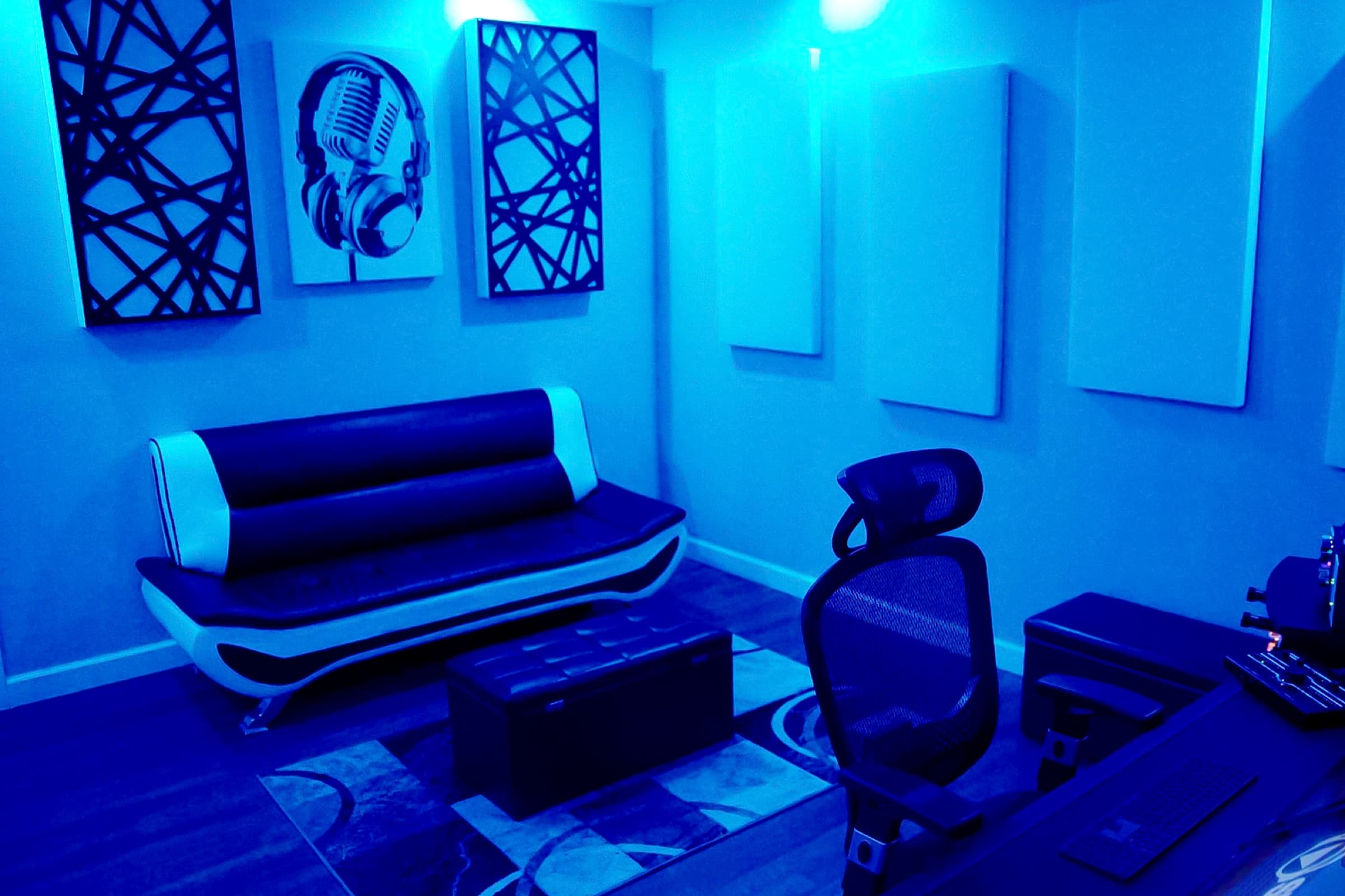 Inside the studio