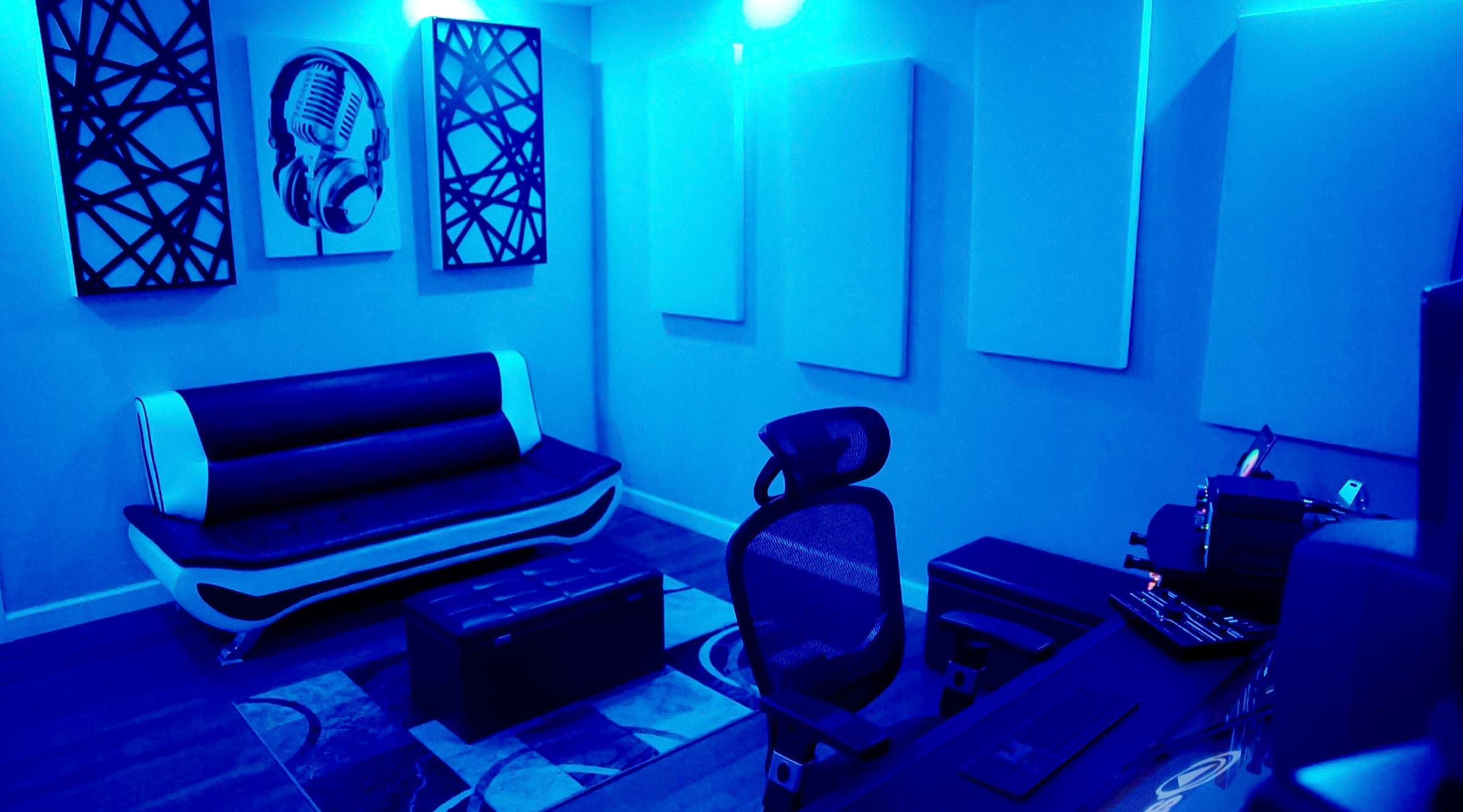 Inside the studio